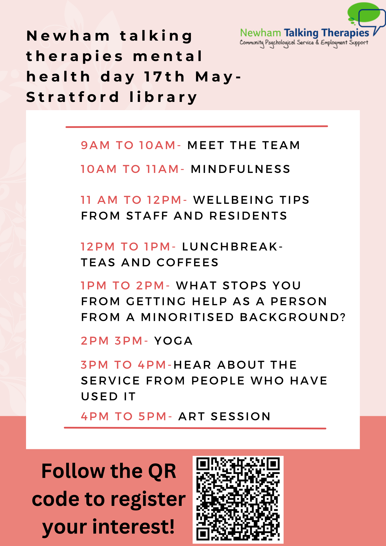 Mental Health Awareness Week | East London NHS Foundation Trust